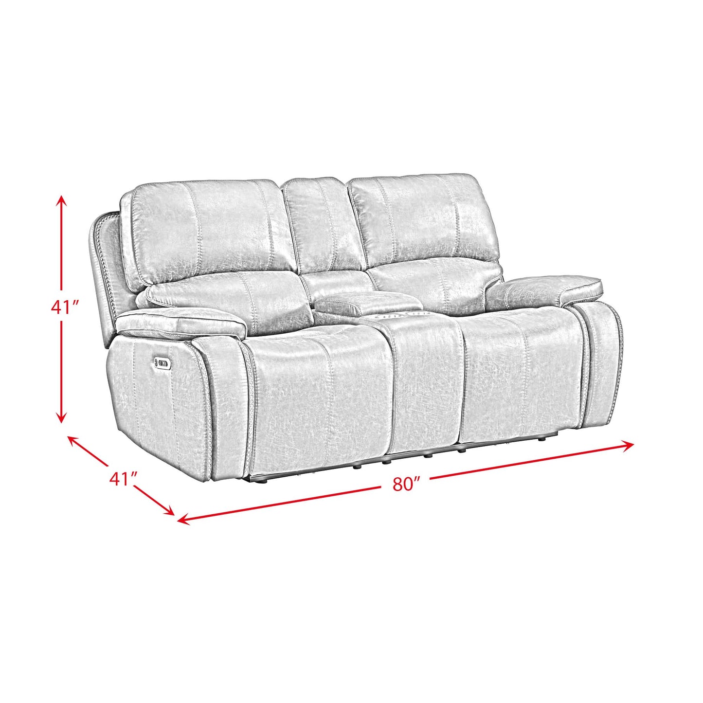 Atlantis 3PC Power Living Room Set