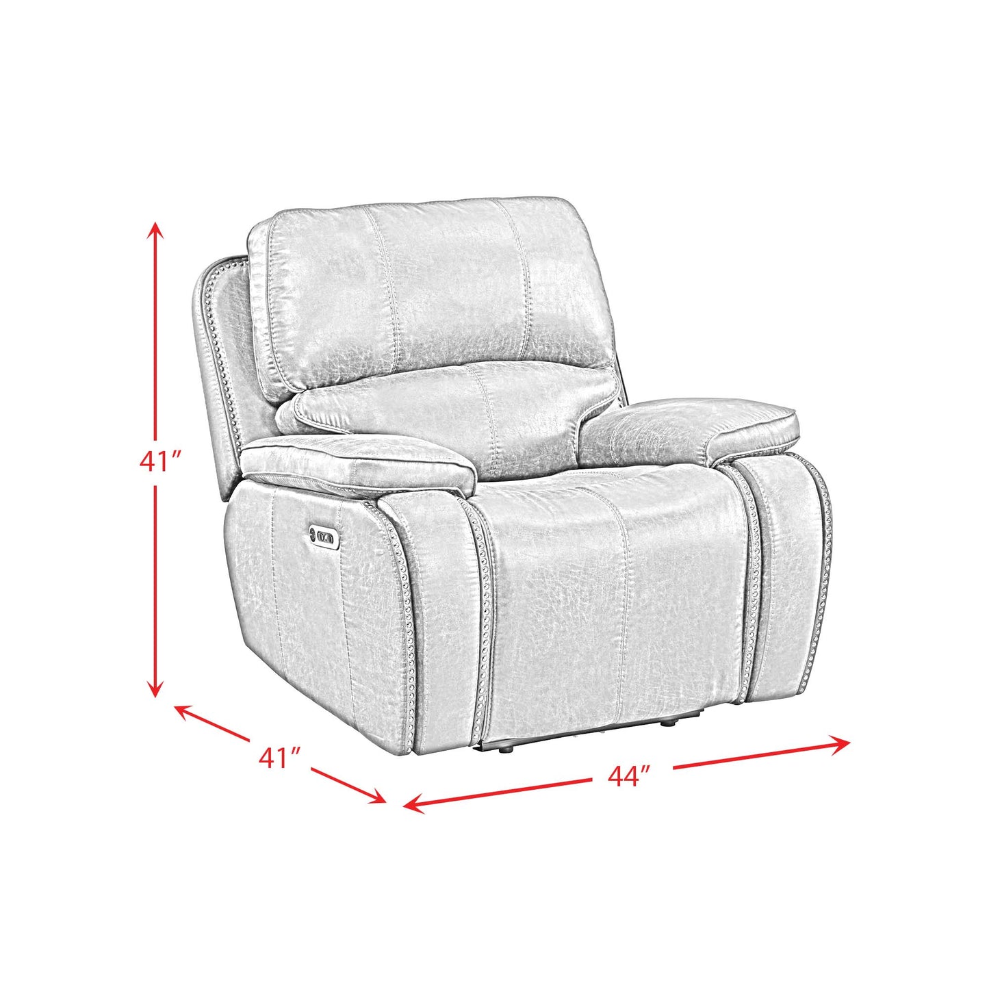 Atlantis 3PC Power Living Room Set