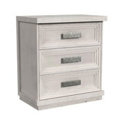 Avalanche King Storage 3PC Bedroom Set in Antique White