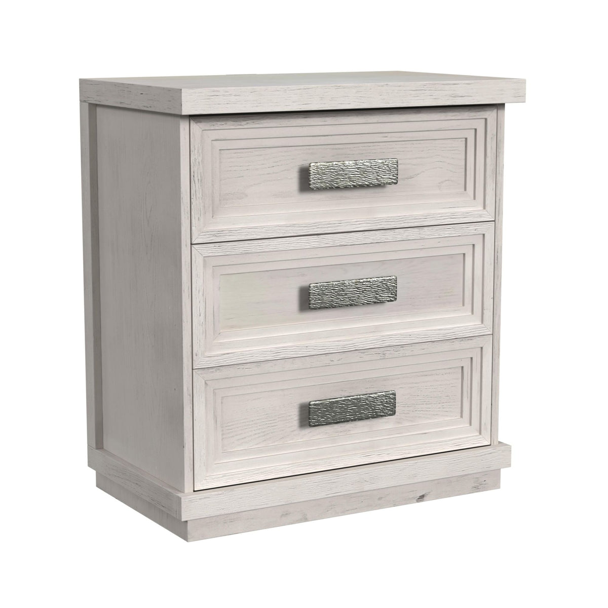 Avalanche 3-Drawer Nightstand With Usb In Antique White