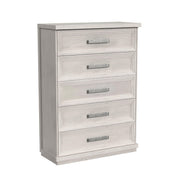Avalanche King Storage 5PC Bedroom Set in Antique White