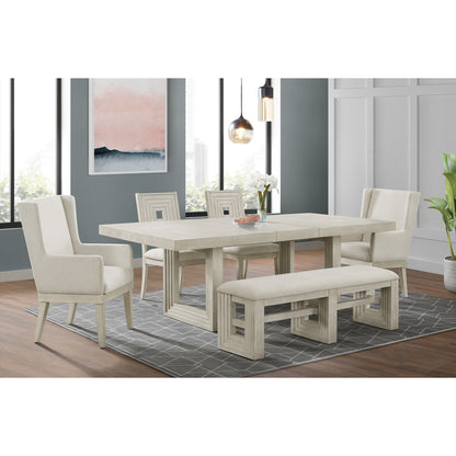 Avalanche Dining Bench – Antique White