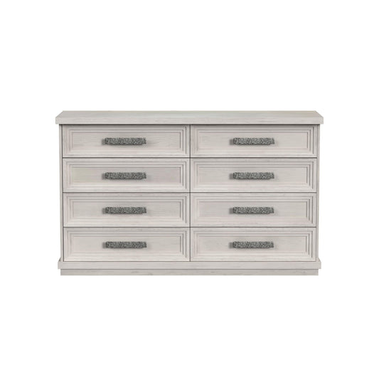 Avalanche 8-Drawer Dresser in Antique White