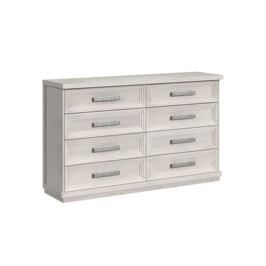 Avalanche 8-Drawer Dresser in Antique White