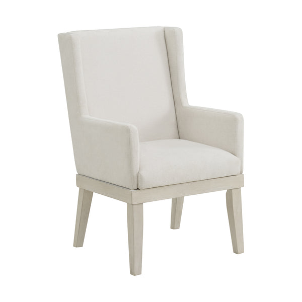 Avalanche Dining Arm Chair In Antique White (2 Per Carton)