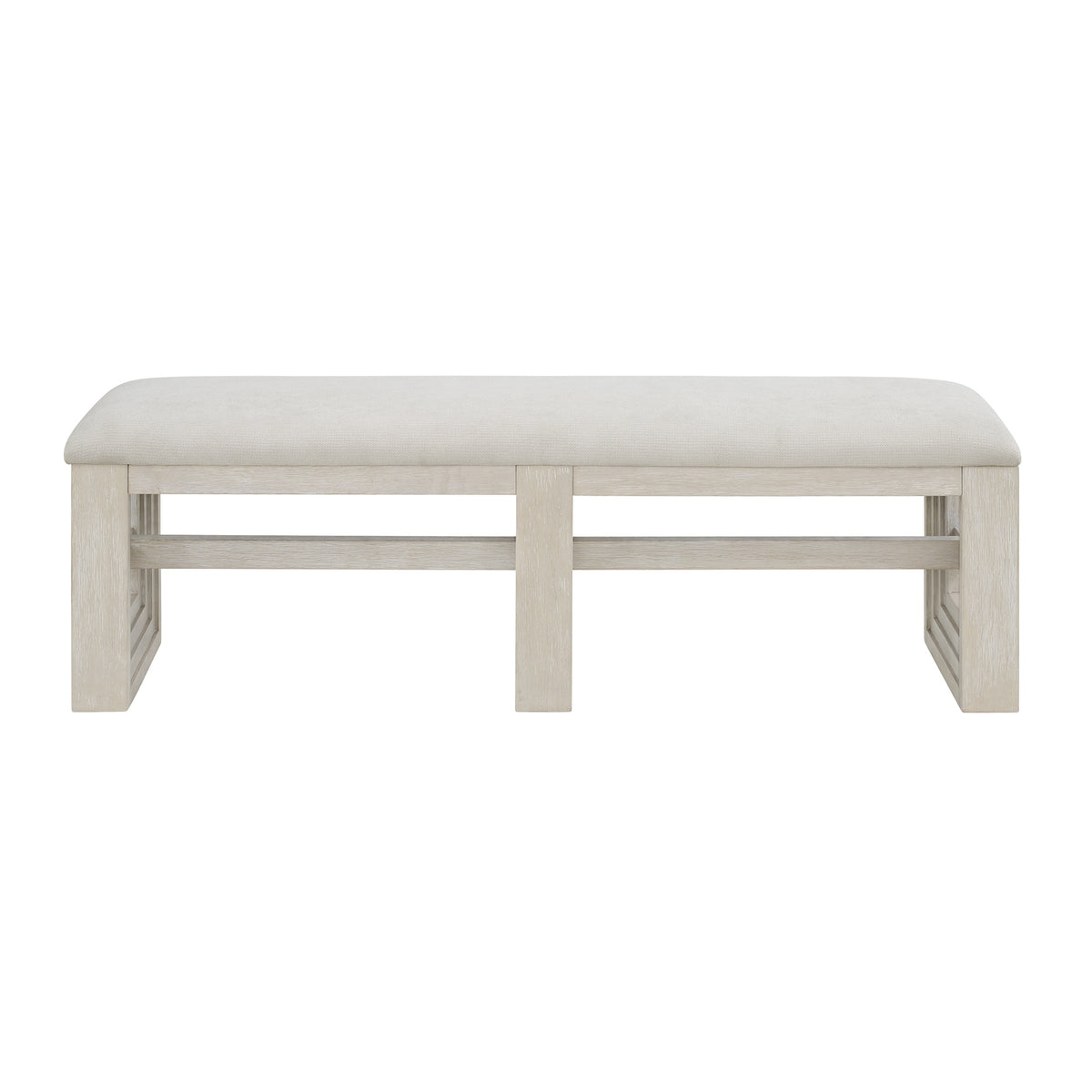 Avalanche Dining Bench In Antique White