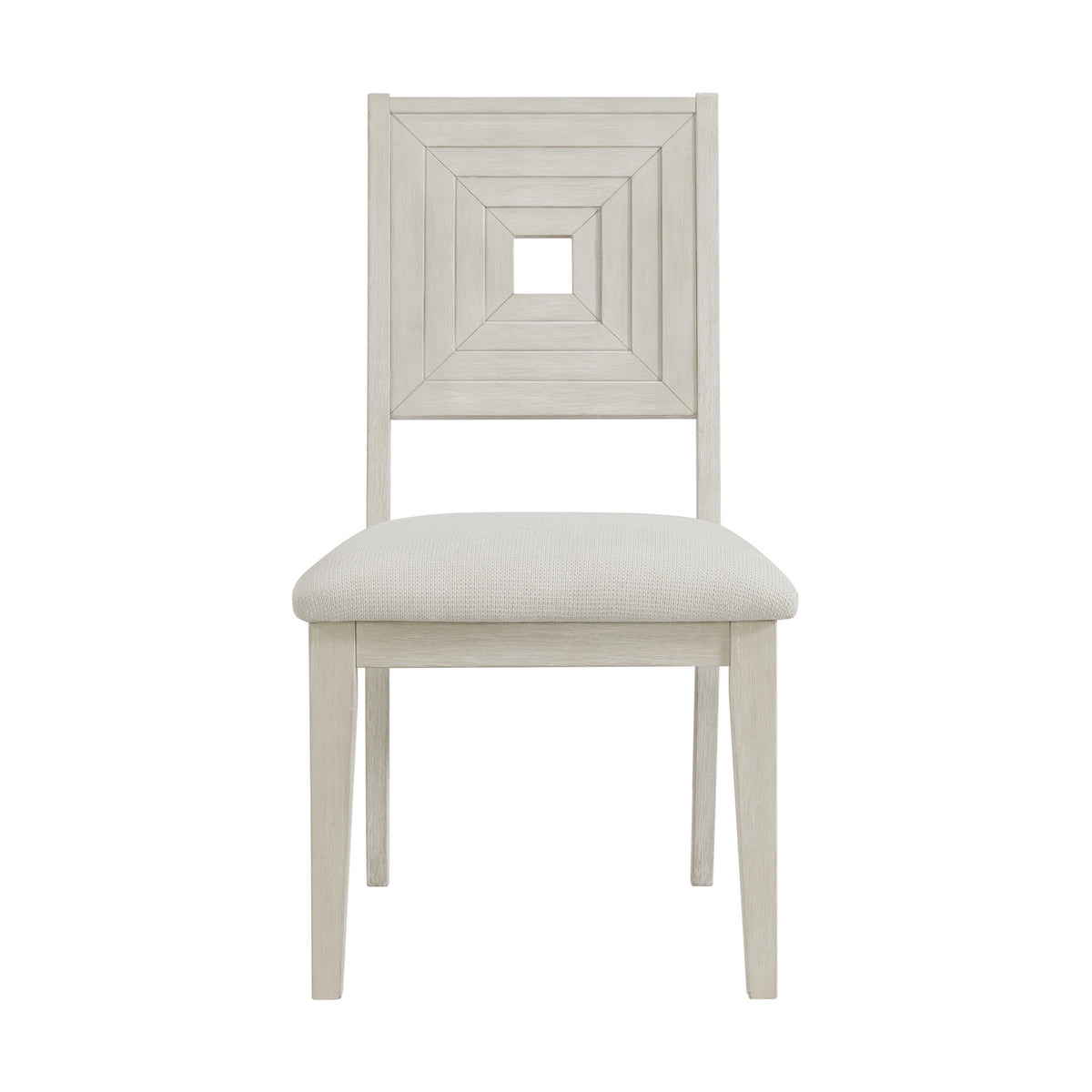 Avalanche Dining Side Chair In Antique White (Set- 2)
