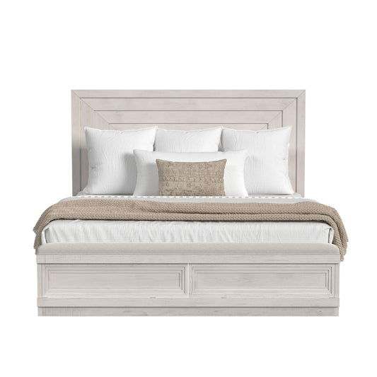 Avalanche King Storage Bed in Antique White
