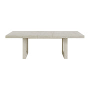 Avalanche Rectangular Dining Table with 18" Leaf in Antique White
