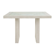 Avalanche Square Counter Table in Antique White