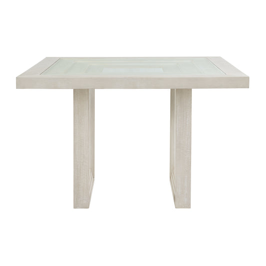 Avalanche Square Counter Table in Antique White