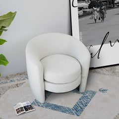 Sillón Boucle blanco Avalon