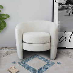 Sillón Boucle blanco Avalon