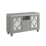 Avril 60" TV Stand in Silver