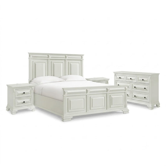 Bridgestone Queen 4PC Bedroom Set with Dresser & 2 Nightstands