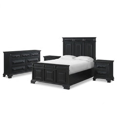 Bridgestone Queen 4PC Bedroom Set with Dresser & 2 Nightstands