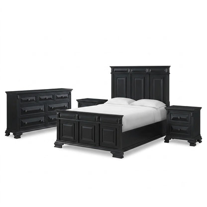 Bridgestone Queen 4PC Bedroom Set with Dresser & 2 Nightstands