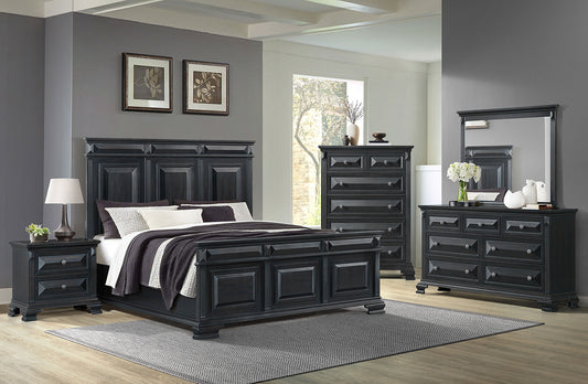 Bridgestone King 3PC Bedroom Set in Black