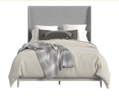 Westland 4PC Bedroom Set with Grey Fabric in Almond
