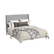 Westland 4PC Bedroom Set with Grey Fabric in Almond