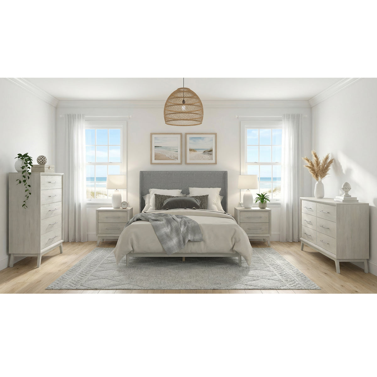 Westland Upholstered Bedroom Set