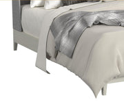 Westland 4PC Bedroom Set with Grey Fabric in Almond