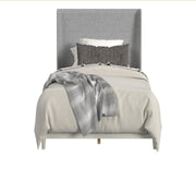 Westland 4PC Bedroom Set with Grey Fabric in Almond