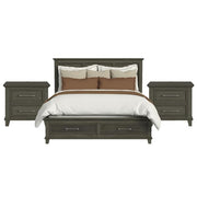 Canterbury Queen 3PC Bedroom Set with 2 Nightstands