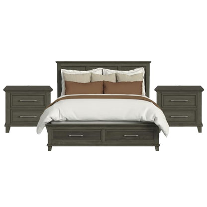 Canterbury Queen 3PC Bedroom Set with 2 Nightstands