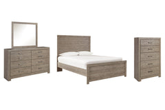Culverbach Full Panel Bed, Dresser, Mirror and Chest