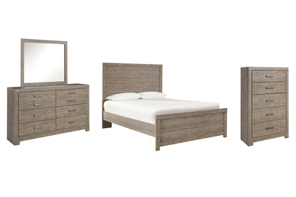 Culverbach Full Panel Bed, Dresser, Mirror and Chest
