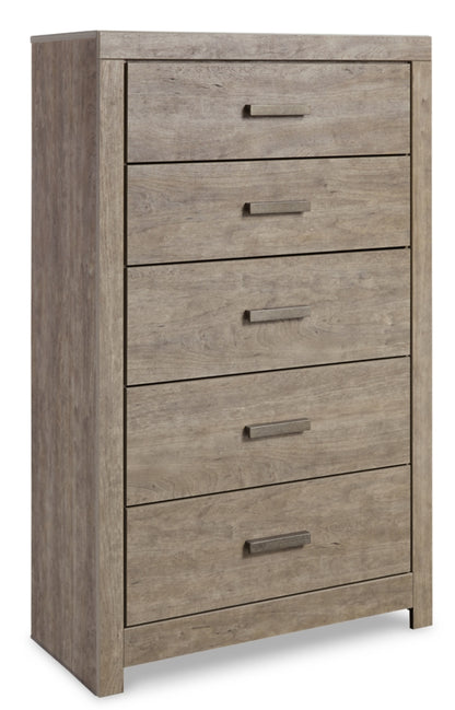 Culverbach Full Panel Bed, Dresser, Mirror and Chest