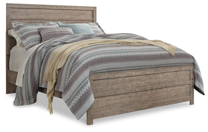 Culverbach Queen Panel Bed with Dresser and Mirror, Chest and 2 Nightstands