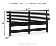Danziar Queen Slat Headboard, Dresser, Mirror, Chest and Nightstand