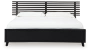Danziar King Slat Panel Bed, Dresser, Mirror and Nightstand