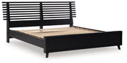 Danziar Queen Slat Panel Bed, Dresser, Mirror and Chest