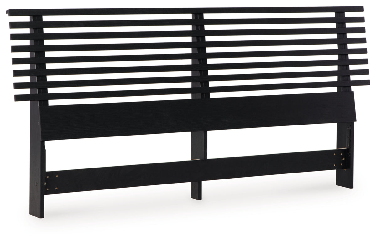 Danziar Queen Slat Headboard, Dresser and Mirror