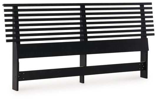 Danziar Queen Slat Headboard, Dresser, Mirror and Chest