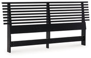 Danziar King Slat Headboard, Dresser, Mirror, Chest and Nightstand