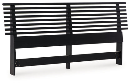 Danziar King Slat Headboard, Dresser, Mirror and Chest