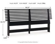 Danziar King Slat Headboard, Dresser and Mirror