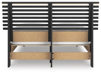 Danziar Full Slat Panel Bed