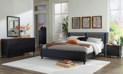 Danziar King Slat Panel Bed, Dresser and Mirror
