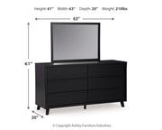 Danziar Queen Panel Bed, Dresser, Mirror, Chest and Nightstand