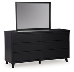 Danziar Queen Panel Headboard, Dresser, Mirror, Chest and Nightstand