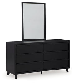 Danziar Queen Slat Headboard, Dresser, Mirror and Chest