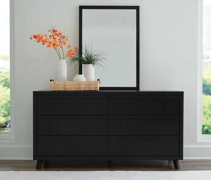 Danziar Queen Panel Bed, Dresser, Mirror, Chest and Nightstand