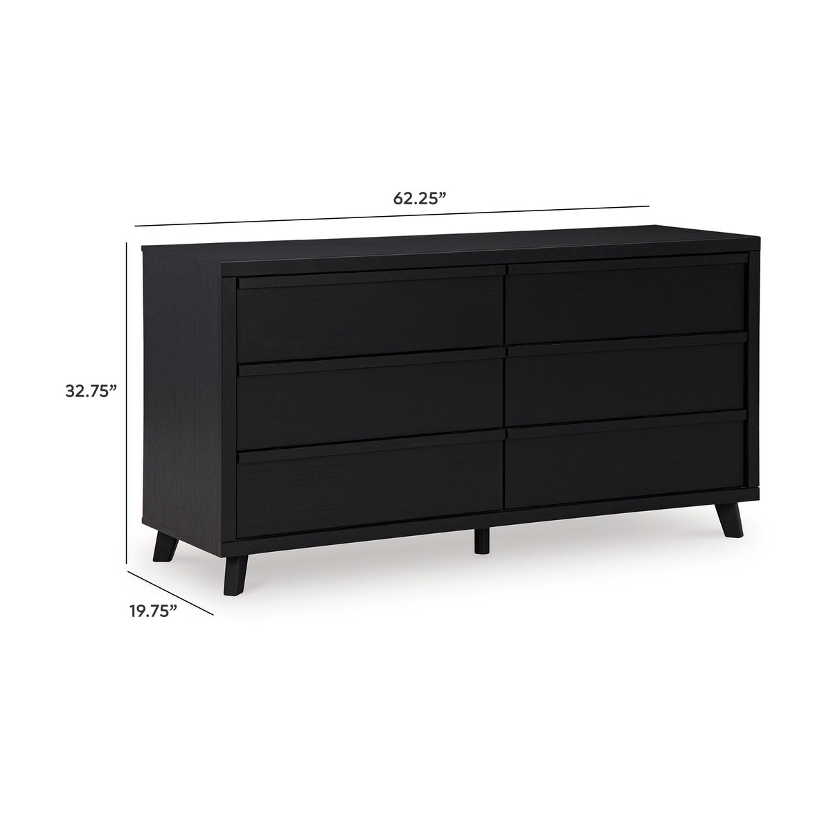 Danziar Six Drawer Dresser