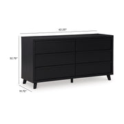 Danziar Six Drawer Dresser