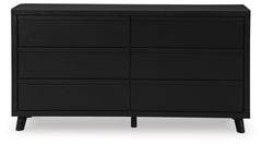 Danziar King Panel Bed, Dresser and Nightstand